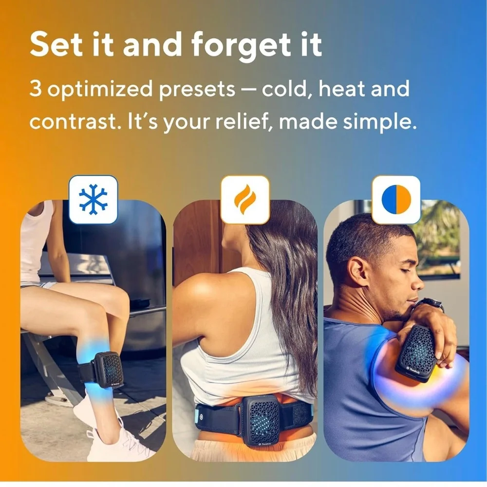 Therabody RecoveryTherm Cube for Pain Relief, Aches and Muscle Recovery